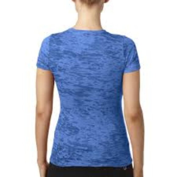 🌷NEW Next Level Blue Burnout Tee - Picture 2 of 2